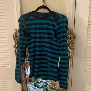 Lululemon striped long sleeve comfy shirt